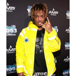 Juice Wrld Yellow Puffer Jacket